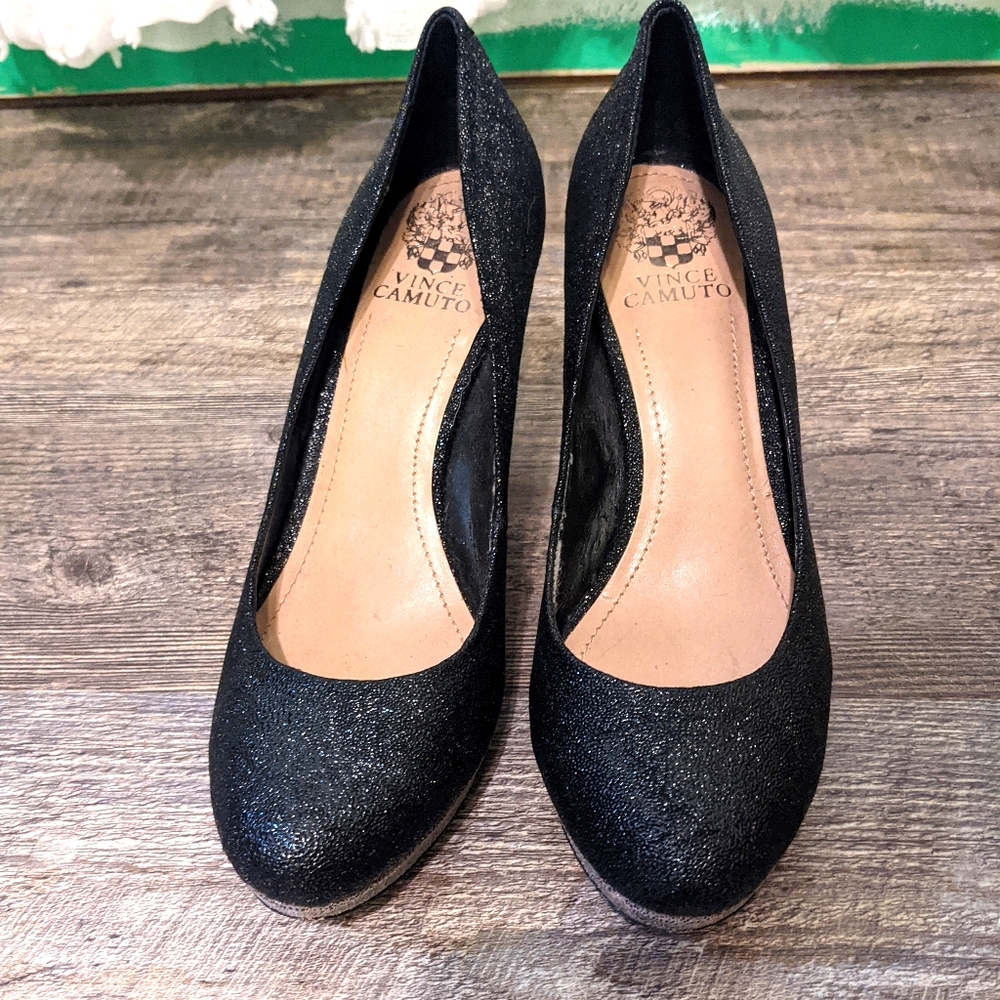 Vince Camuto Sparkly Two Toned Heels